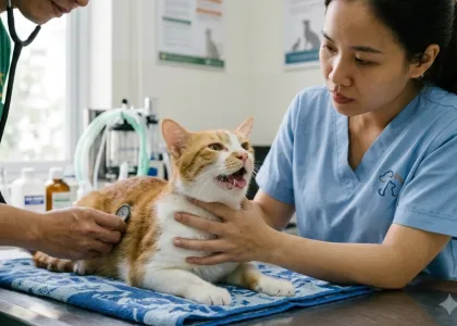Mèo thở bằng miệng là dấu hiệu cảnh báo điều gì?
