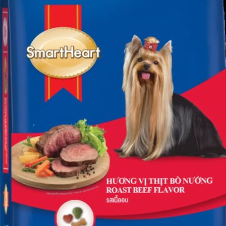 THỨC ĂN HẠT SMARTHEART DÀNH CHO CHÓ TRƯỞNG THÀNH GIỐNG NHỎ (VỊ BÒ NƯỚNG)